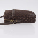 LOUIS VUITTON Monogram Mini Lin Danube Shoulder Bag Ebene M95228 LV Auth ka6789A-5