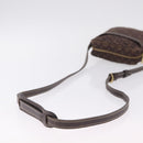 LOUIS VUITTON Monogram Mini Lin Danube Shoulder Bag Ebene M95228 LV Auth ka6789A-7
