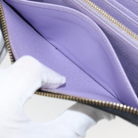 LOUIS VUITTON Monogram Multicolor Zippy Wallet Wallet Black M60243 Auth ka679