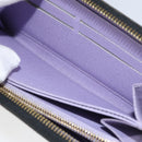 LOUIS VUITTON Monogram Multicolor Zippy Wallet Wallet Black M60243 Auth ka679-21