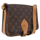 LOUIS VUITTON Monogram Cartouchiere MM Shoulder Bag M51253 LV Auth ka6790-1