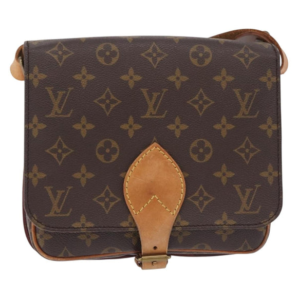LOUIS VUITTON Monogram Cartouchiere MM Shoulder Bag M51253 LV Auth ka6790