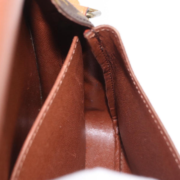 LOUIS VUITTON Monogram Cartouchiere MM Shoulder Bag M51253 LV Auth ka6790