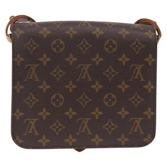LOUIS VUITTON Monogram Cartouchiere MM Shoulder Bag M51253 LV Auth ka6790