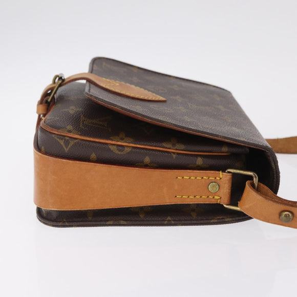 LOUIS VUITTON Monogram Cartouchiere MM Shoulder Bag M51253 LV Auth ka6790
