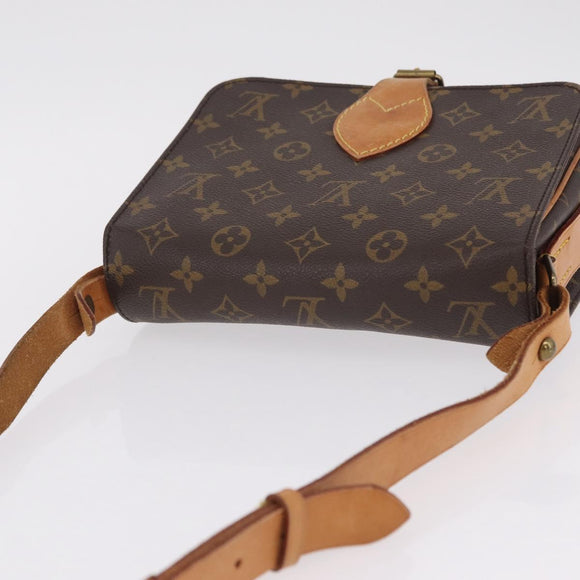 LOUIS VUITTON Monogram Cartouchiere MM Shoulder Bag M51253 LV Auth ka6790