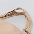 CELINE Bittersweet Tote Bag Leather Beige Silver Auth ka6791A-13