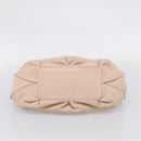 CELINE Bittersweet Tote Bag Leather Beige Silver Auth ka6791A-14