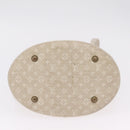 LOUIS VUITTON Monogram Mini Lin Bucket PM Shoulder Bag Dunne M95316 Auth ka6792-12