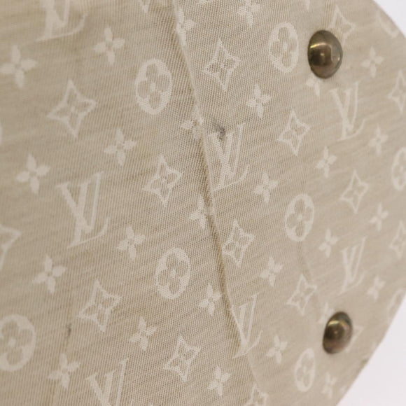 LOUIS VUITTON Monogram Mini Lin Bucket PM Shoulder Bag Dunne M95316 Auth ka6792