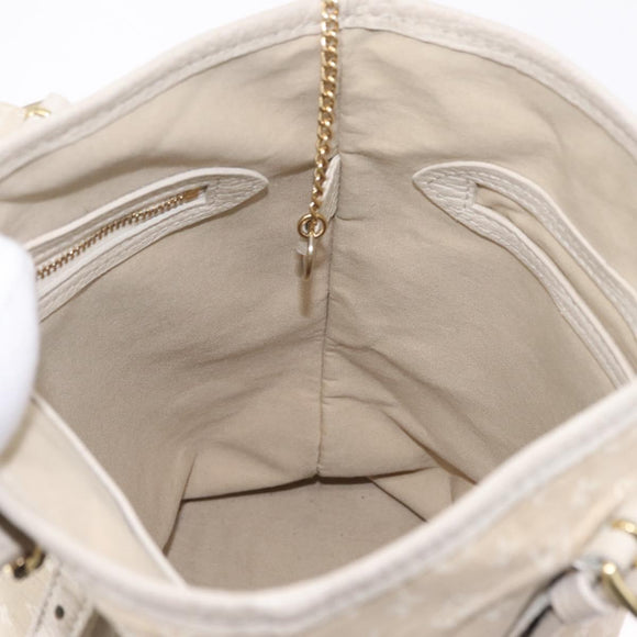 LOUIS VUITTON Monogram Mini Lin Bucket PM Shoulder Bag Dunne M95316 Auth ka6792