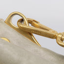 PRADA Hand Bag Leather 2way Beige Gold Auth ka6793A-21