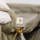 PRADA Hand Bag Leather 2way Beige Gold Auth ka6793A-28