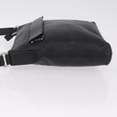 GUCCI Interlocking Shoulder Bag Leather Black Silver 322059 Auth ka6794V-5