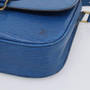 LOUIS VUITTON Epi Saint Cloud GM Shoulder Bag Toledo Blue M52195 LV Auth ka6795-10