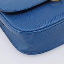 LOUIS VUITTON Epi Saint Cloud GM Shoulder Bag Toledo Blue M52195 LV Auth ka6795-11