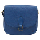 LOUIS VUITTON Epi Saint Cloud GM Shoulder Bag Toledo Blue M52195 LV Auth ka6795-2