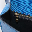 LOUIS VUITTON Epi Saint Cloud GM Shoulder Bag Toledo Blue M52195 LV Auth ka6795-22