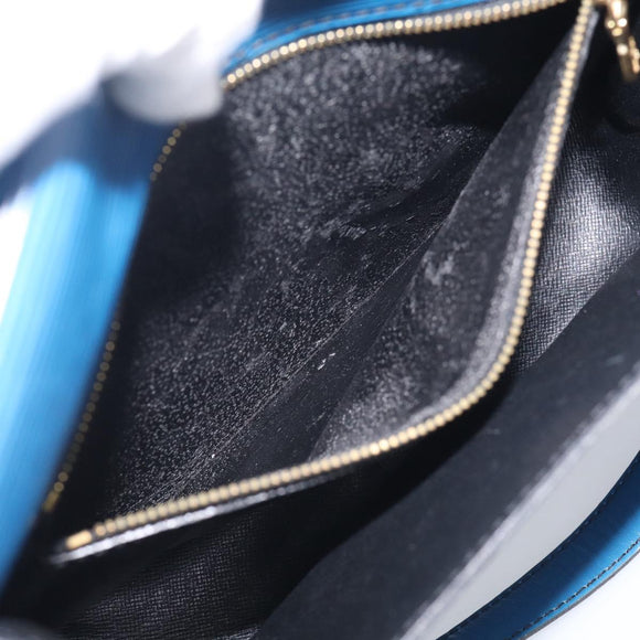 LOUIS VUITTON Epi Saint Cloud GM Shoulder Bag Toledo Blue M52195 LV Auth ka6795