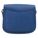 LOUIS VUITTON Epi Saint Cloud GM Shoulder Bag Toledo Blue M52195 LV Auth ka6795-3