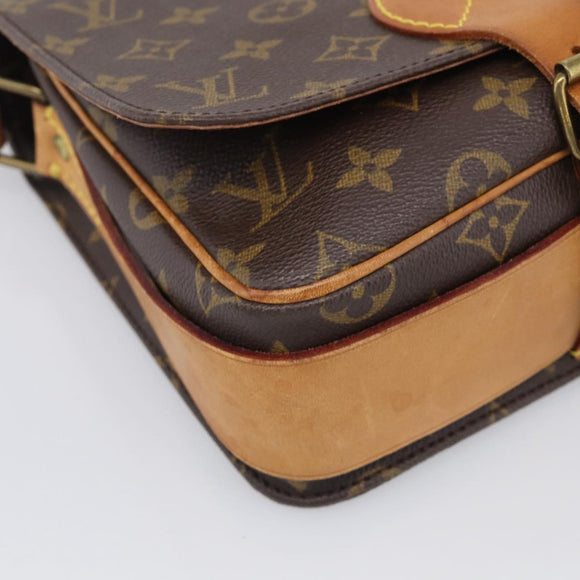 LOUIS VUITTON Monogram Cartouchiere MM Shoulder Bag M51253 LV Auth ka6796