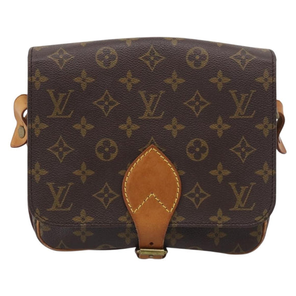 LOUIS VUITTON Monogram Cartouchiere MM Shoulder Bag M51253 LV Auth ka6796