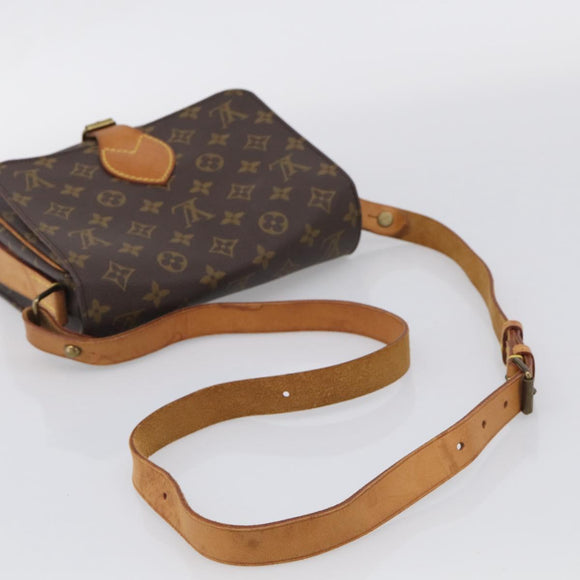 LOUIS VUITTON Monogram Cartouchiere MM Shoulder Bag M51253 LV Auth ka6796