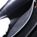 CELINE Horse Carriage Shoulder Bag Leather Black Gold Auth ka6798-26