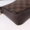 LOUIS VUITTON Damier Ebene Trousse Makeup Pouch N51982 LV Auth ka6799-13