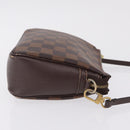 LOUIS VUITTON Damier Ebene Trousse Makeup Pouch N51982 LV Auth ka6799-4