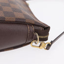 LOUIS VUITTON Damier Ebene Trousse Makeup Pouch N51982 LV Auth ka6799-5