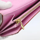 LOUIS VUITTON Multicolor Portefeuille Sarah Wallet White M93532 LV Auth ka680-18