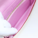 LOUIS VUITTON Multicolor Portefeuille Sarah Wallet White M93532 LV Auth ka680-20