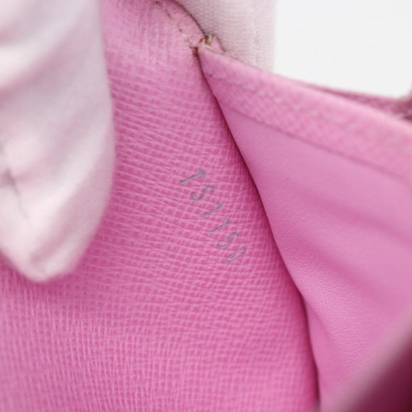 LOUIS VUITTON Multicolor Portefeuille Sarah Wallet White M93532 LV Auth ka680