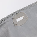 Miu Miu Matelasse Shoulder Bag Leather Silver Auth ka6801V-21