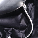 Miu Miu Matelasse Shoulder Bag Leather Silver Auth ka6801V-27