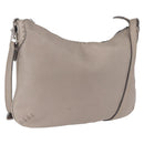 FENDI Celeria Shoulder Bag Leather Silver 8BT147 Auth ka6802A-1