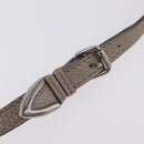 FENDI Celeria Shoulder Bag Leather Silver 8BT147 Auth ka6802A-11