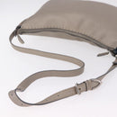 FENDI Celeria Shoulder Bag Leather Silver 8BT147 Auth ka6802A-8