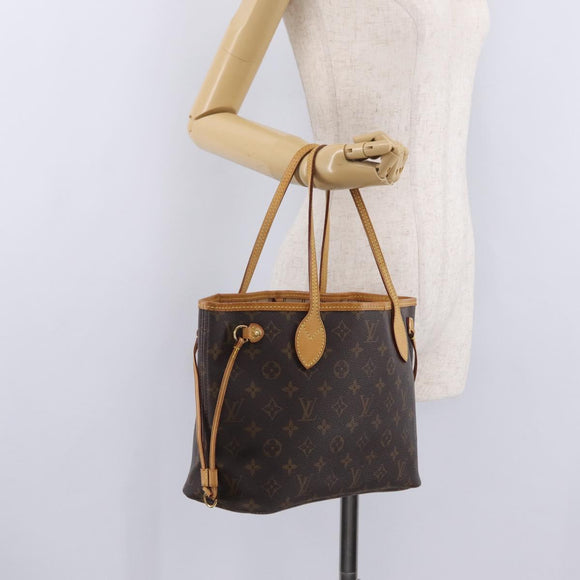 LOUIS VUITTON Monogram Neverfull PM Tote Bag M40155 LV Auth ka6803A