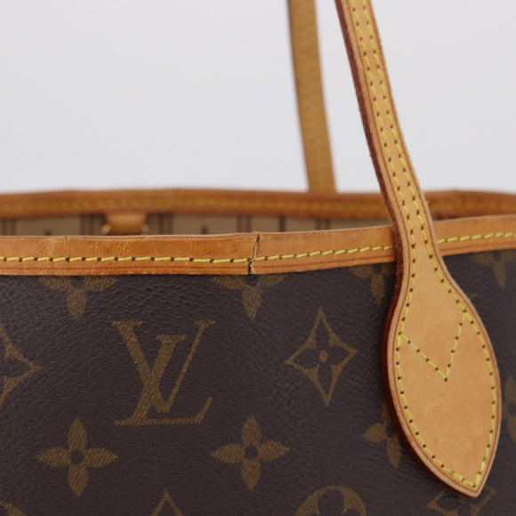 LOUIS VUITTON Monogram Neverfull PM Tote Bag M40155 LV Auth ka6803A