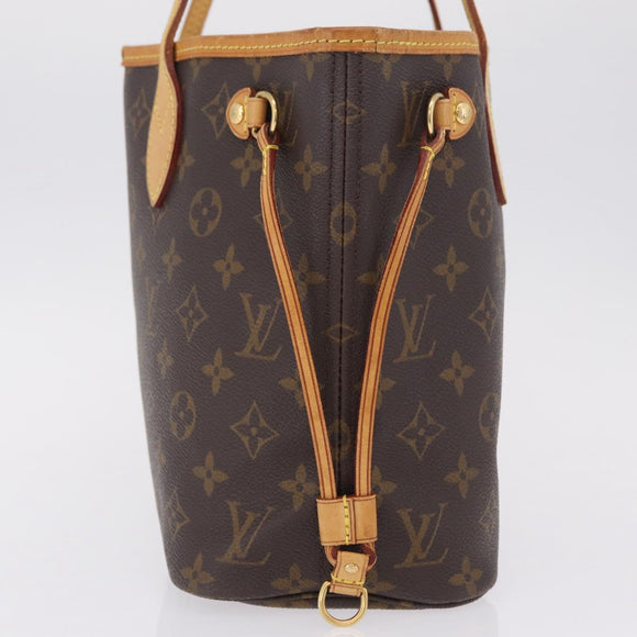 LOUIS VUITTON Monogram Neverfull PM Tote Bag M40155 LV Auth ka6803A