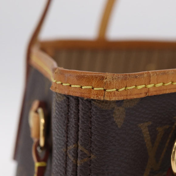 LOUIS VUITTON Monogram Neverfull PM Tote Bag M40155 LV Auth ka6803A