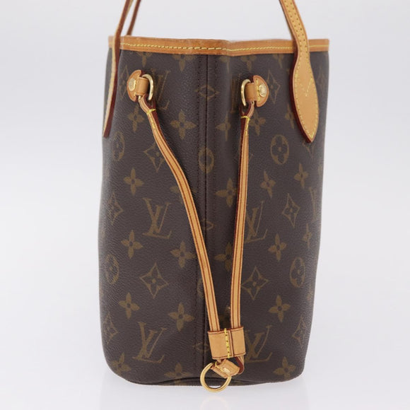 LOUIS VUITTON Monogram Neverfull PM Tote Bag M40155 LV Auth ka6803A