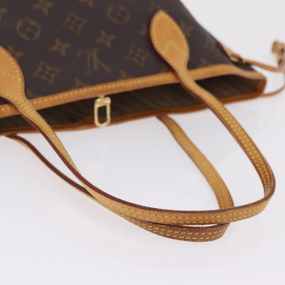 LOUIS VUITTON Monogram Neverfull PM Tote Bag M40155 LV Auth ka6803A