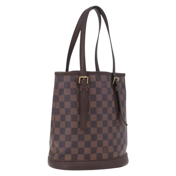LOUIS VUITTON Damier Ebene Marais Shoulder Bag N42240 LV Auth ka6804