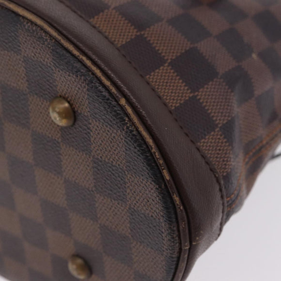 LOUIS VUITTON Damier Ebene Marais Shoulder Bag N42240 LV Auth ka6804