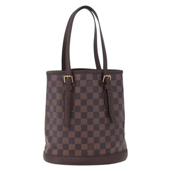 LOUIS VUITTON Damier Ebene Marais Shoulder Bag N42240 LV Auth ka6804