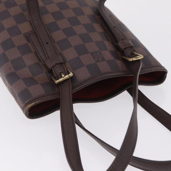 LOUIS VUITTON Damier Ebene Marais Shoulder Bag N42240 LV Auth ka6804