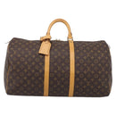 LOUIS VUITTON Monogram Keepall 55 Boston Bag M41424 LV Auth ka6805V-2